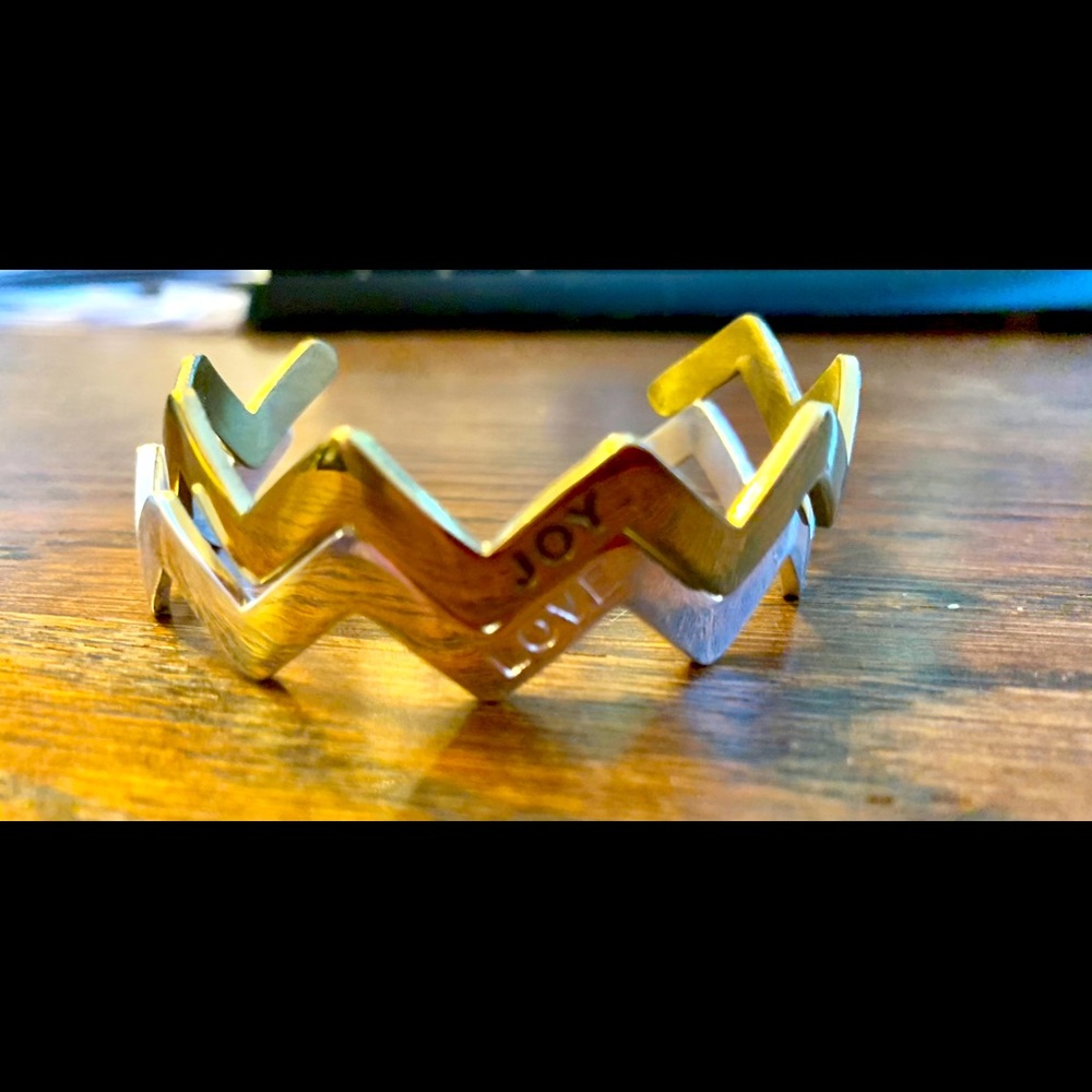 Rustic Cuff Love & Joy bracelet set